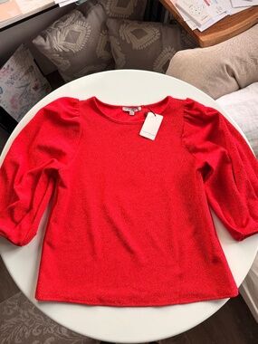 3/4' balloon sleeves shirt